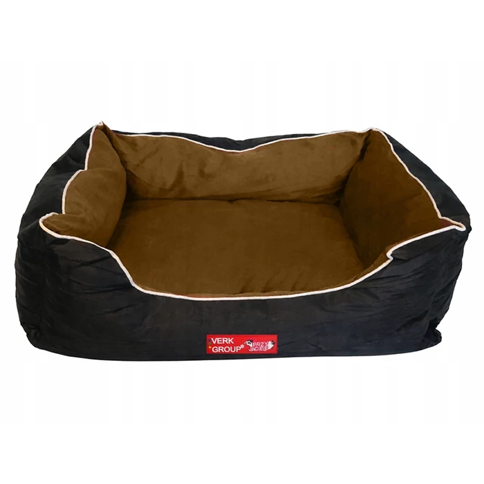 Kutyafekhely emelt szélekkel, 65 x 55 cm, barna