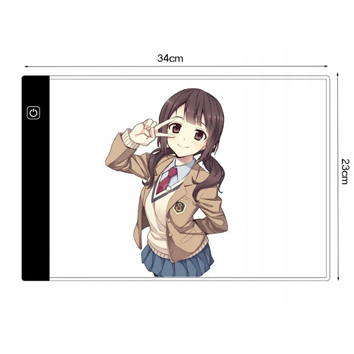 Rajzlap megvilágító tábla, A4