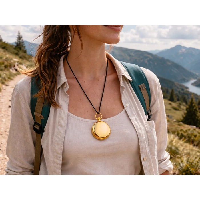 J35 összecsukható zsebiránytű, arany színű