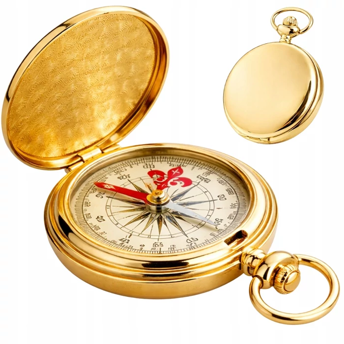 J35 összecsukható zsebiránytű, arany színű