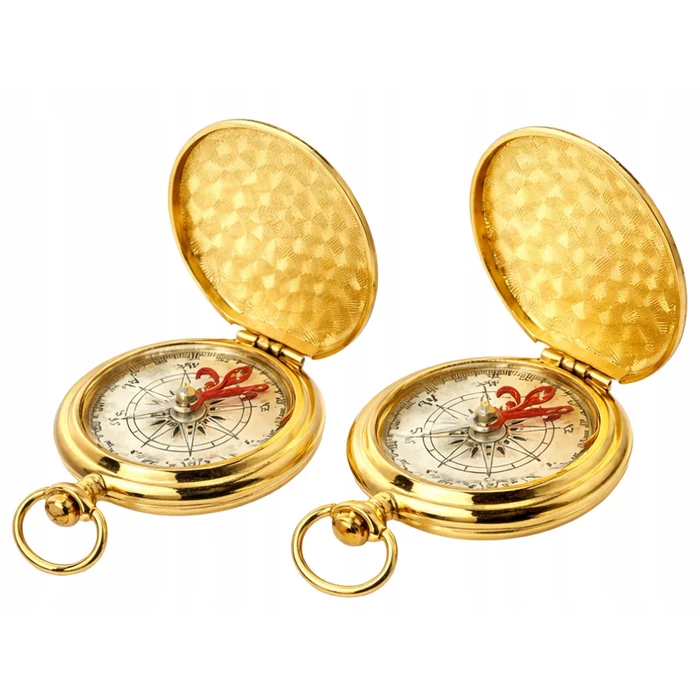 J35 összecsukható zsebiránytű, arany színű