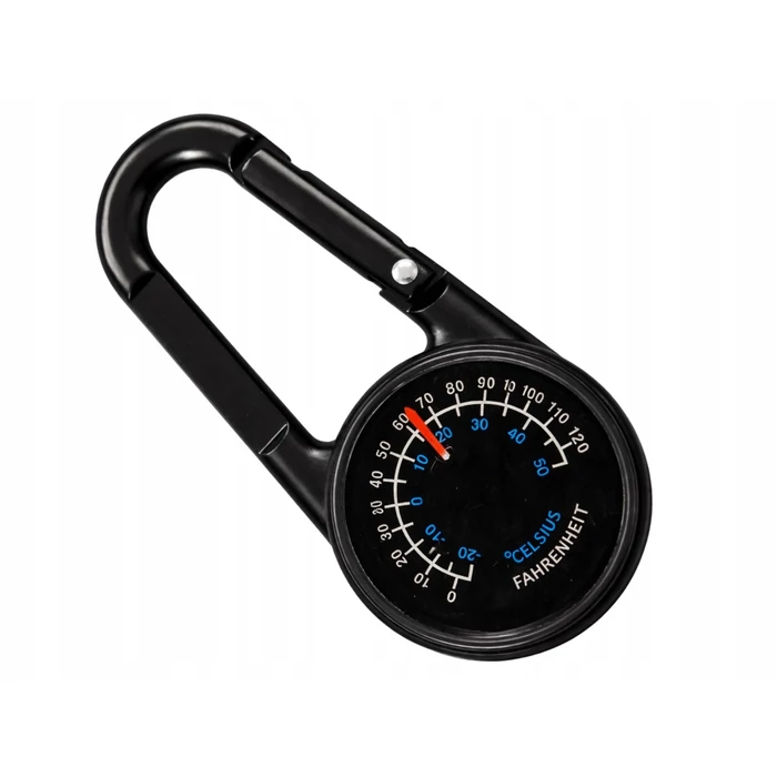 Karabineres, fluoreszkáló iránytű hőmérővel