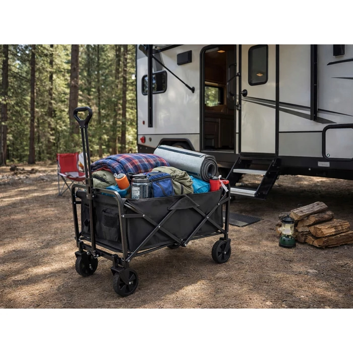 Összehajtható kerti- és kempingkocsi , 80 literes