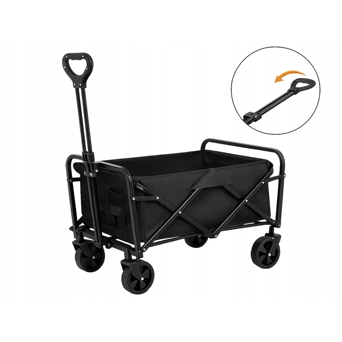 Összehajtható kerti- és kempingkocsi , 80 literes