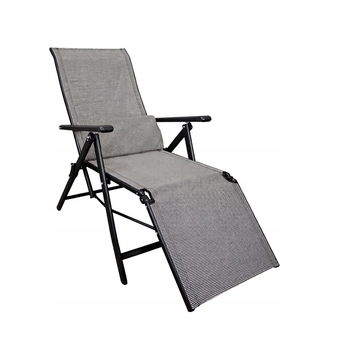 Összehajtható kerti nyugágy állítható háttámlával