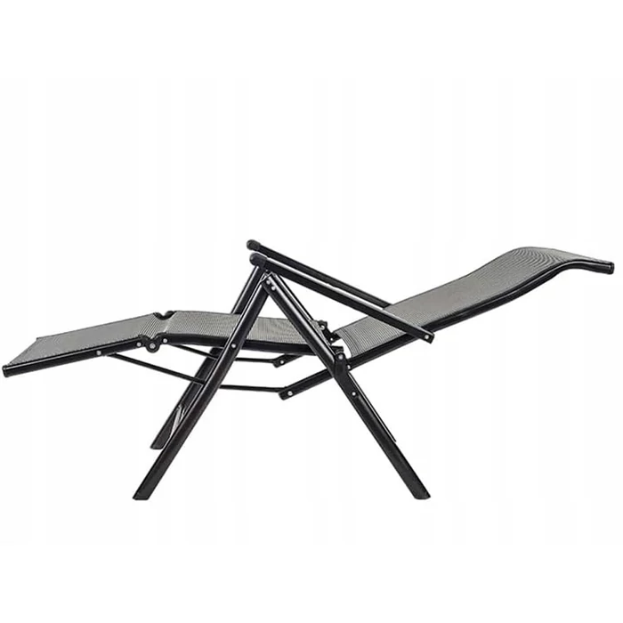 Összehajtható kerti nyugágy állítható háttámlával