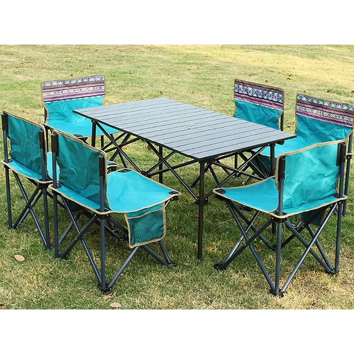 Összecsukható kempingasztal, 95 x 55 cm
