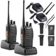 Baofeng BF-888S walkie-talkie, 16 PMR csatornán programozható (2 darabos szett)